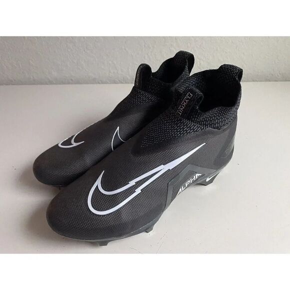 Men's  Sz 11.5 Nike Alpha Menace Elite 3 Black Football Cleats CT6648-010 NEW - Picture 11 of 14